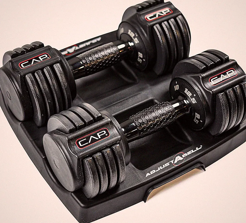 ADJUSTABELL Adjustable Dumbbell Set, Premium Quick Select Adjustable Weights for