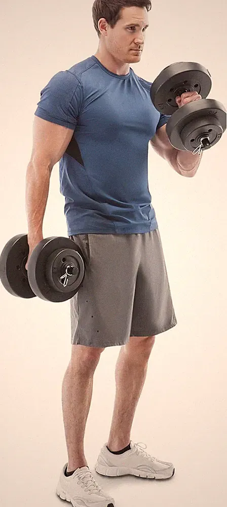 Adjustable 40 Lbs Dumbbell Set for Home Gym & Strength Training