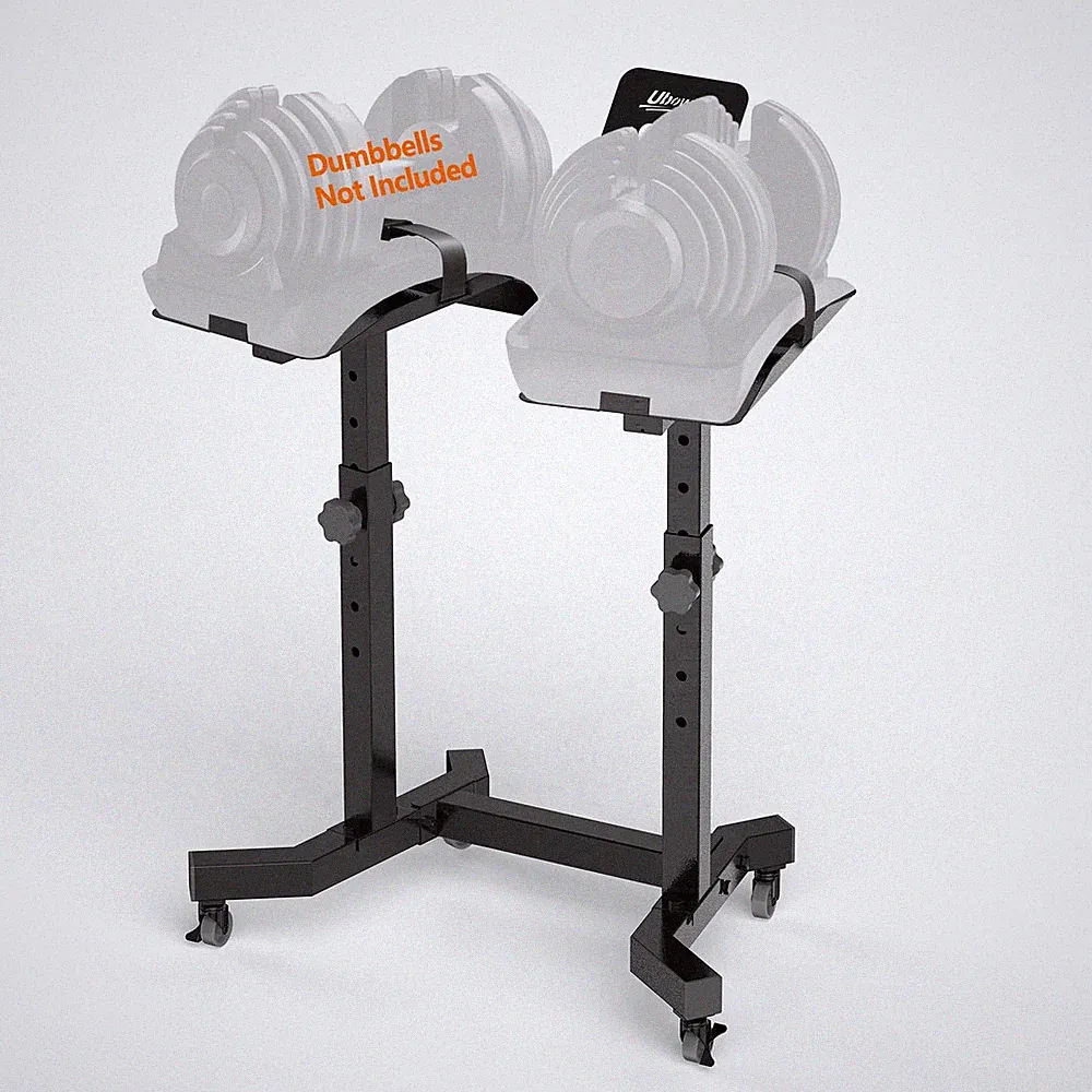 Adjustable Double Dumbbell Rack Stand For SelectTech 552/1090 Dumbbell Holder US
