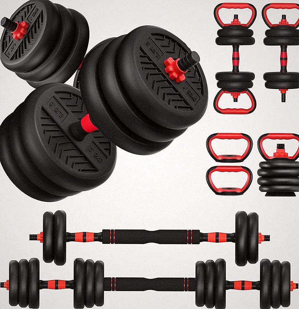 Adjustable Dumbbell 20/30/45/70/90lbs Dumbbells Set 4-in-1 Free Weights