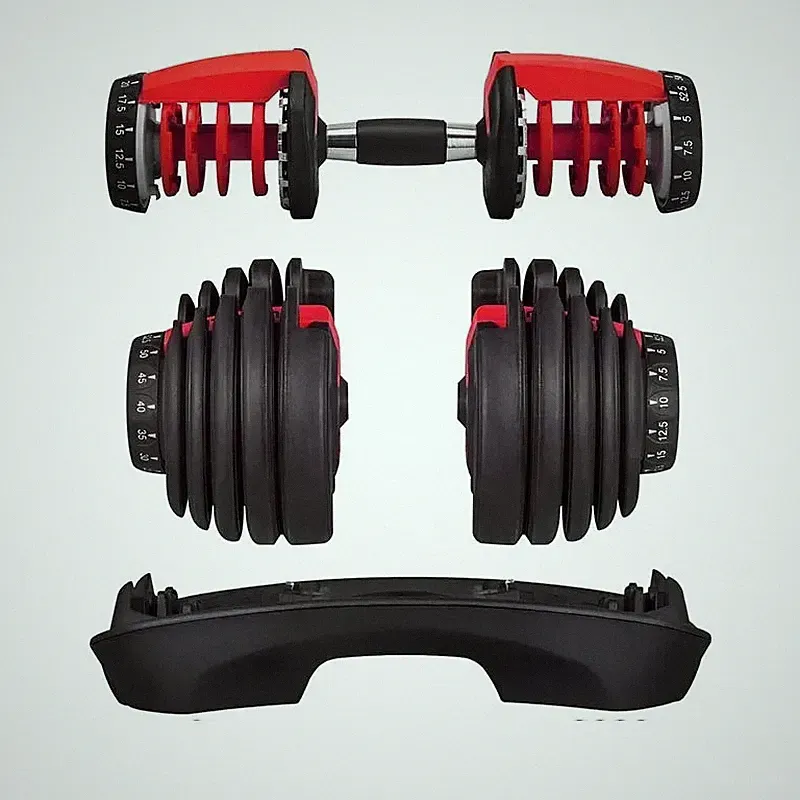 Adjustable Dumbbell 24/40 KG 52.5/90 LBS Fitness Training Arm Muscles Dumbbell