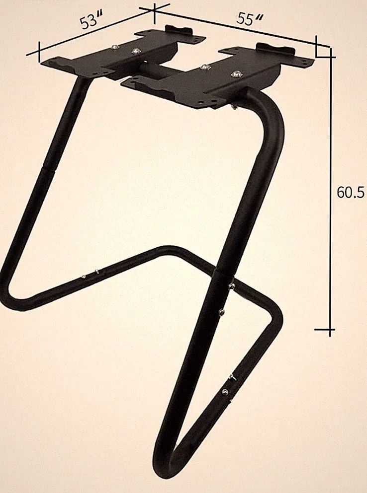 Adjustable Dumbbell Rack Stand Storage Base - No Pads Included