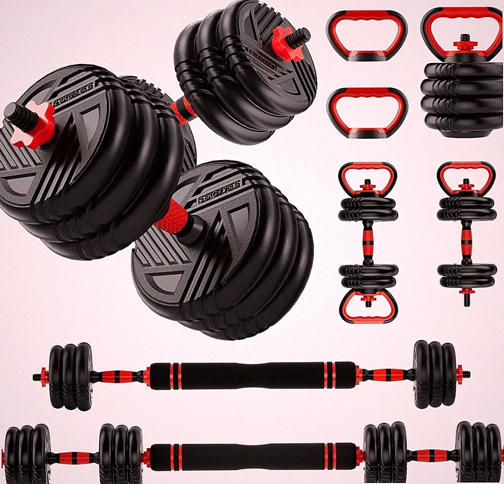 Adjustable Dumbbell Set, 10/20/30/45/70/90lbs, 5 in 1 Multi-Function Dumbbells
