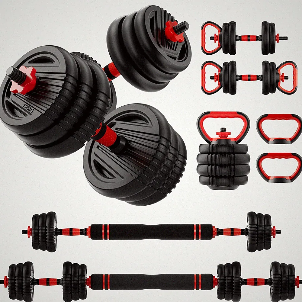 Adjustable Dumbbell Set, 10/20/30/45/70/90lbs Free Weight Set with Connector,...