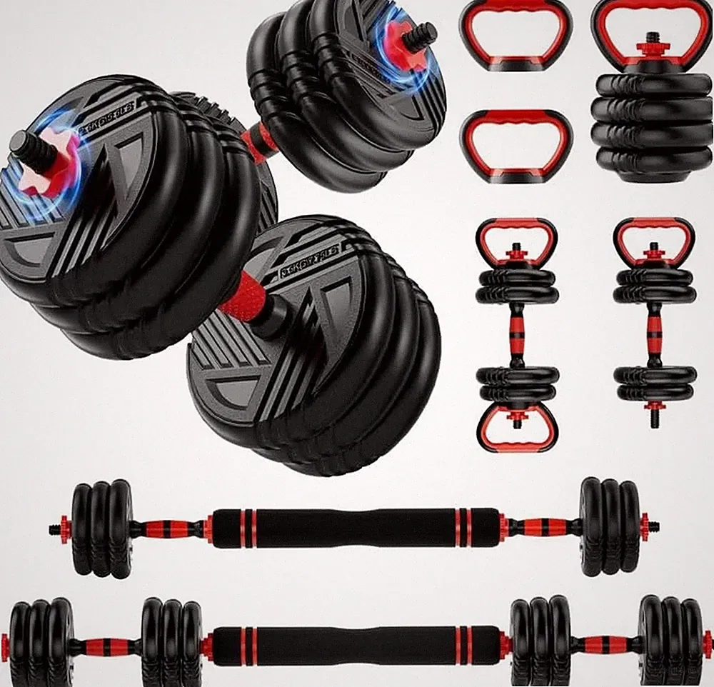 Adjustable Dumbbell Set, 20/30/45/70/90lbs, 5 in 1 Multi-Function Dumbbells