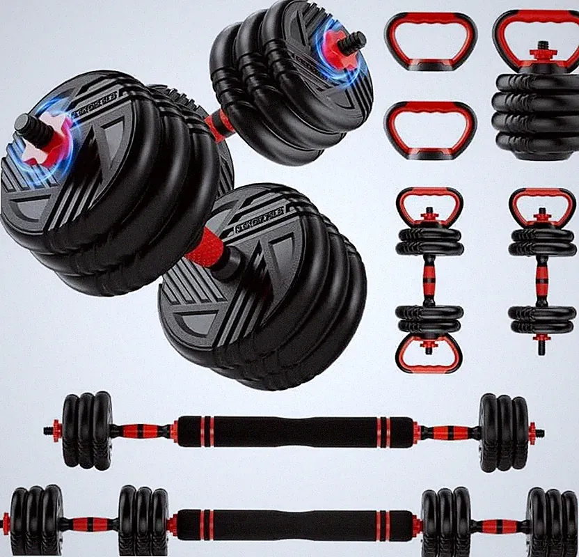 Adjustable Dumbbell Set, 20/30/45/70/90Lbs, 5 in 1 Multi-Function Dumbbells | Co