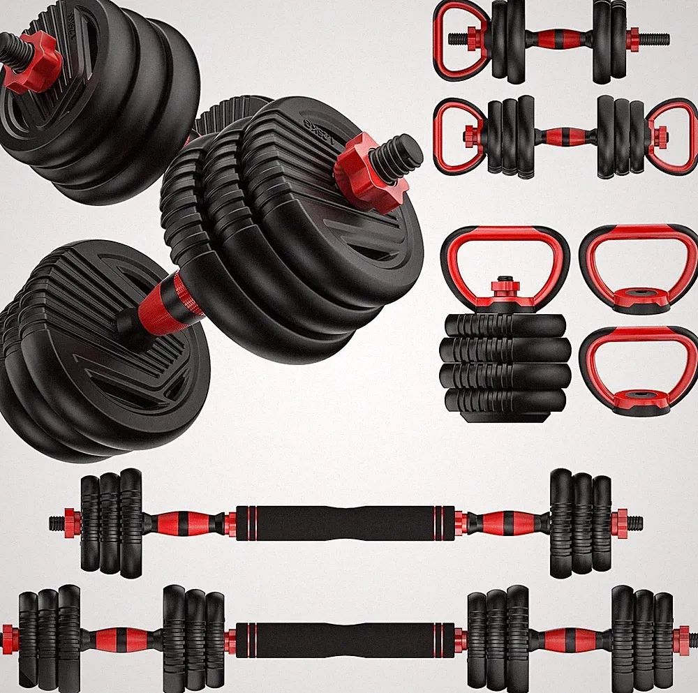 Adjustable Dumbbell set 20/30/45/70/90lbs Free Weight Set | 5 in1 Dumbbell Set