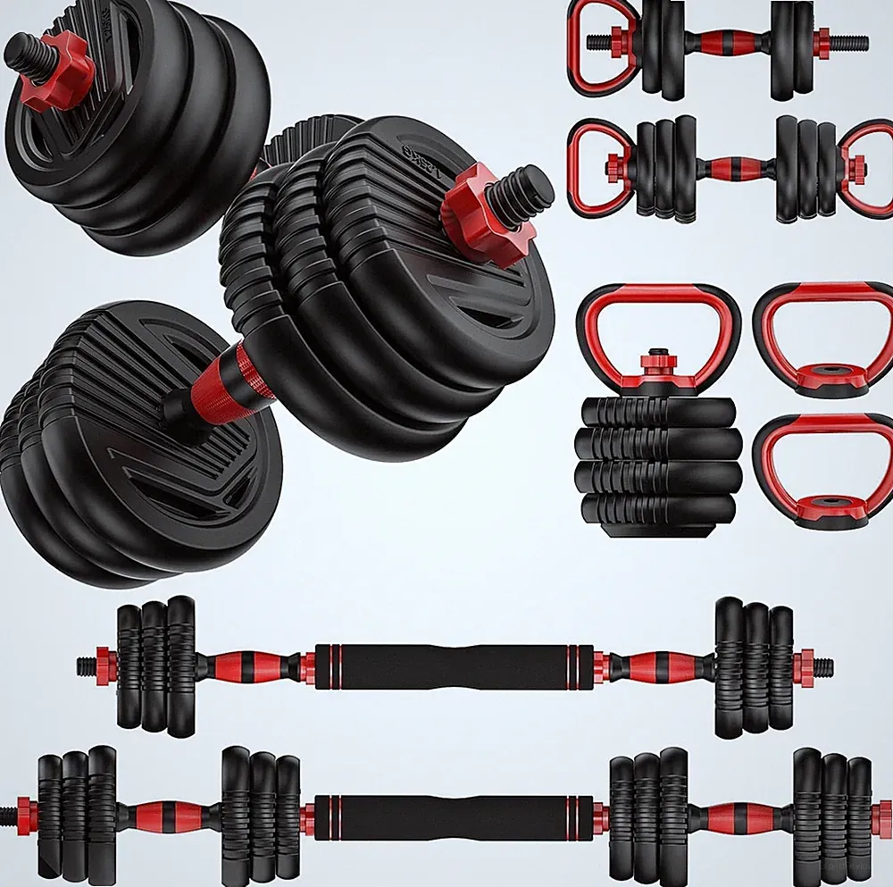 Adjustable Dumbbell Set,20/30/45/70/90Lbs Free Weight Set