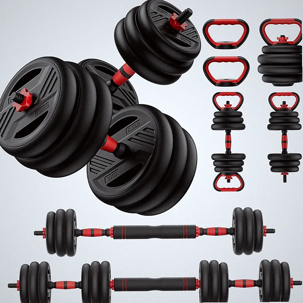Adjustable Dumbbell Set, 20/30/45/70/90Lbs Free Weight Set with Double Locknut