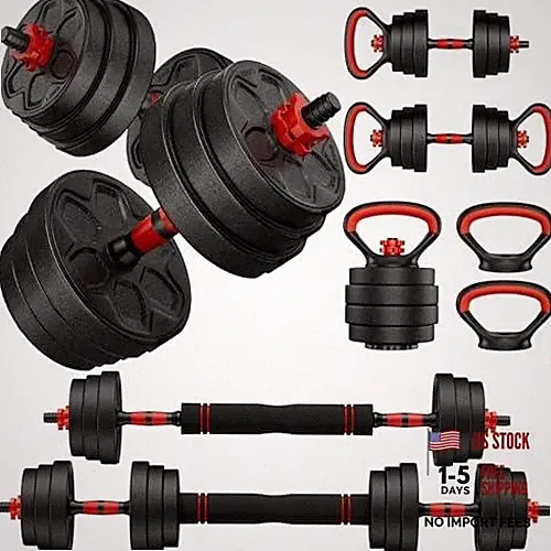 Adjustable Dumbbell Set, 20/33/45/70/90lbs Free Weight Set 45LB (22.5LB Pair)