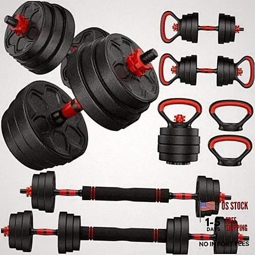 Adjustable Dumbbell Set - 20/33/45/70/90lbs - Free Weight Set 45LB (22.5LB Pair)