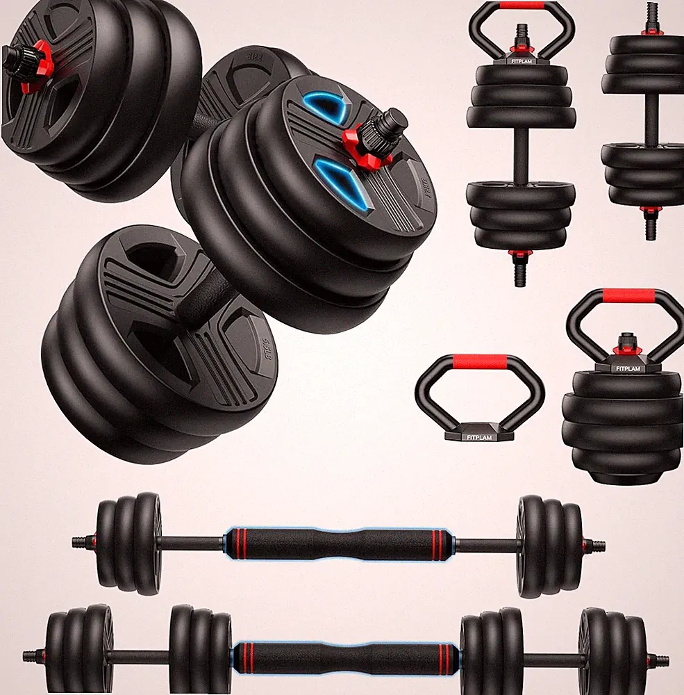 Adjustable Dumbbell Set,20/35/45/55/70/90Lbs Free Weights Set with Upgraded Nut