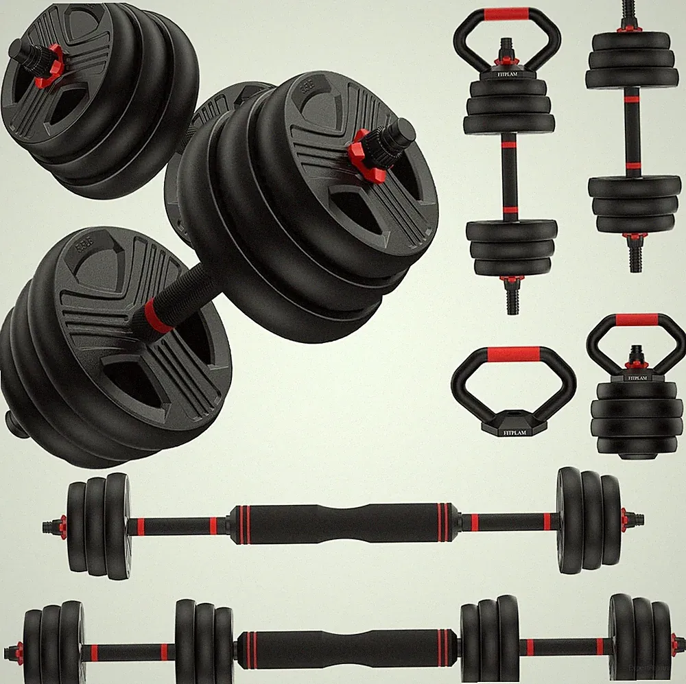 Adjustable dumbbell set,20/35/45/55/70/90lbs Weights set with upgraded nut
