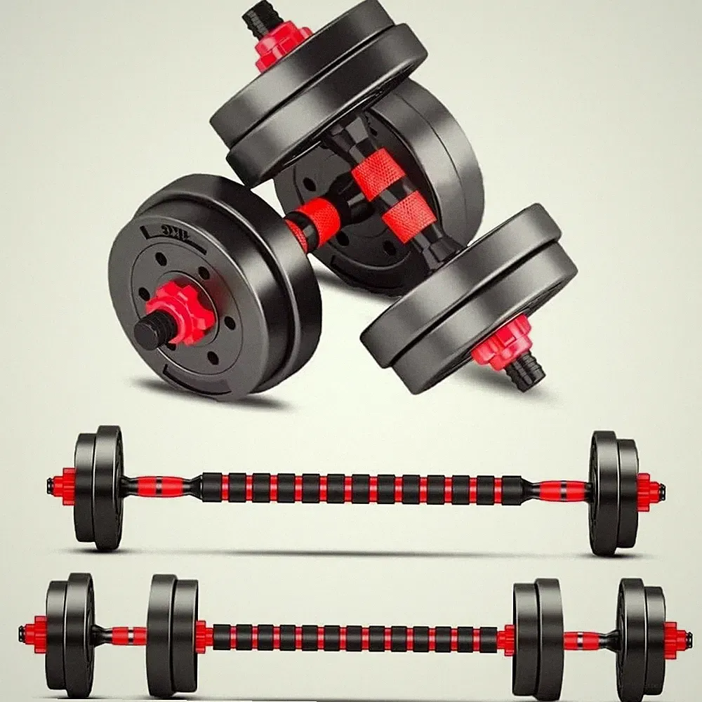 Adjustable Dumbbell Set 20-80lbs Free Weights Set of 2 w Connector
