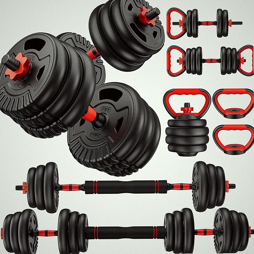 Adjustable Dumbbell Set 22/33/45/70/90lb Free Weight Set with Connector 5-in-1