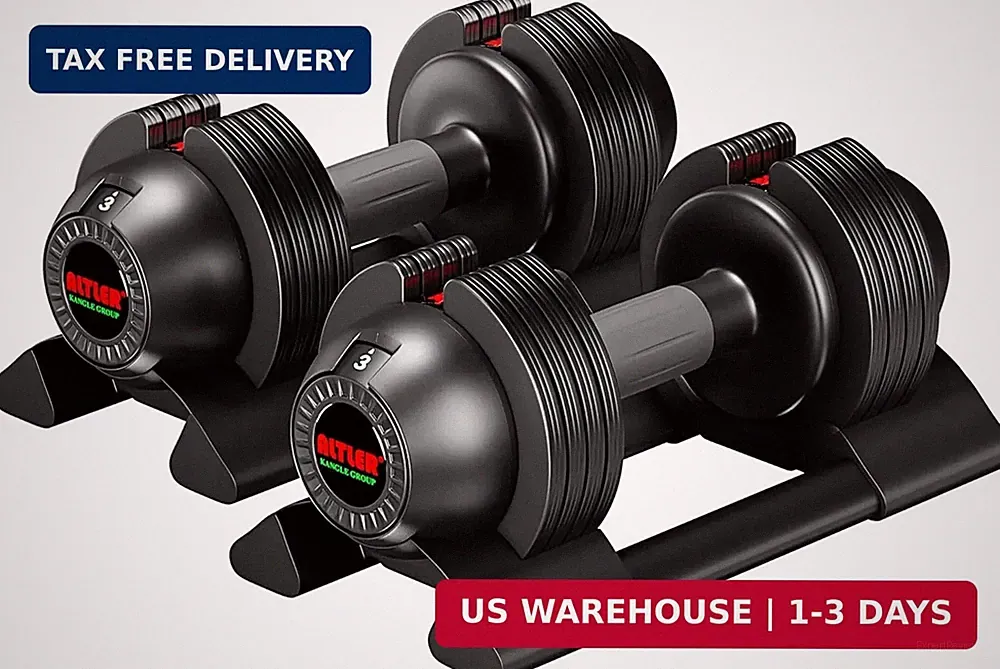 Adjustable Dumbbell Set 22lbs pair adjustable dumbbell- Perfect for Strength Tra