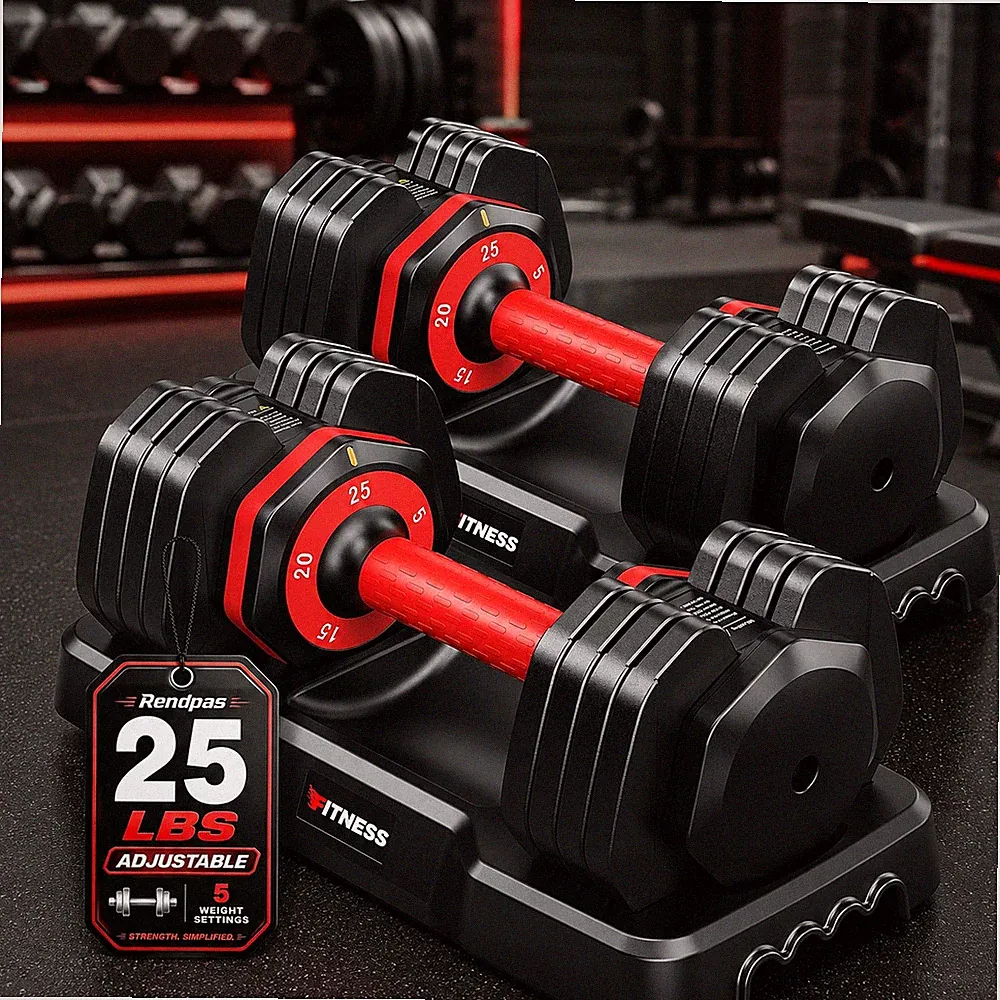 TPR Dumbbell Adjustable Weights