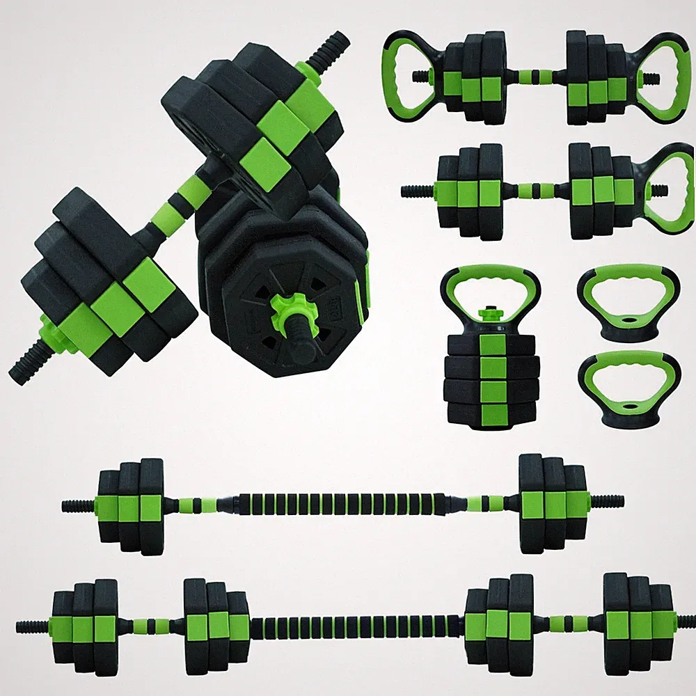 Adjustable Dumbbell Set 4 in 1 Adjustable Kettlebell Set 88lbs Weight for Home