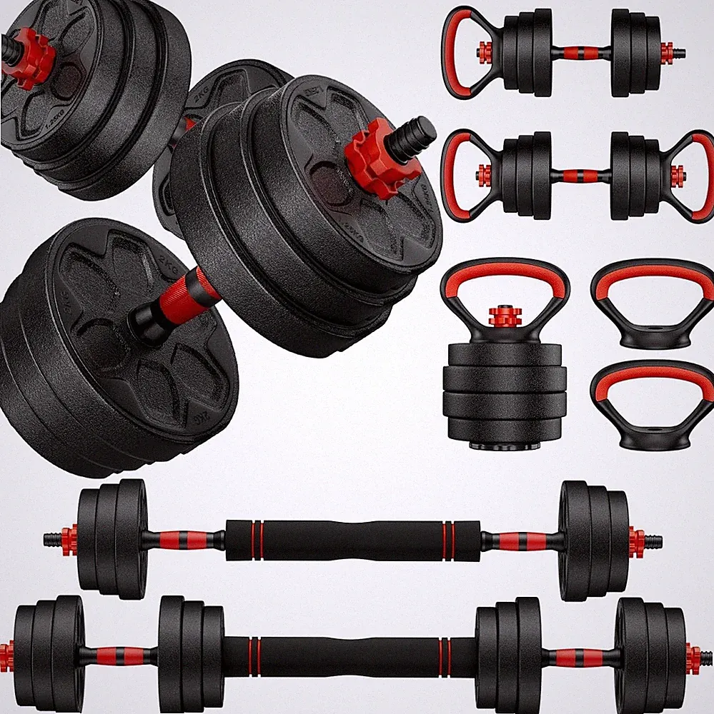 Adjustable Dumbbell Set – 4-in-1 Free Weights for Home Gym