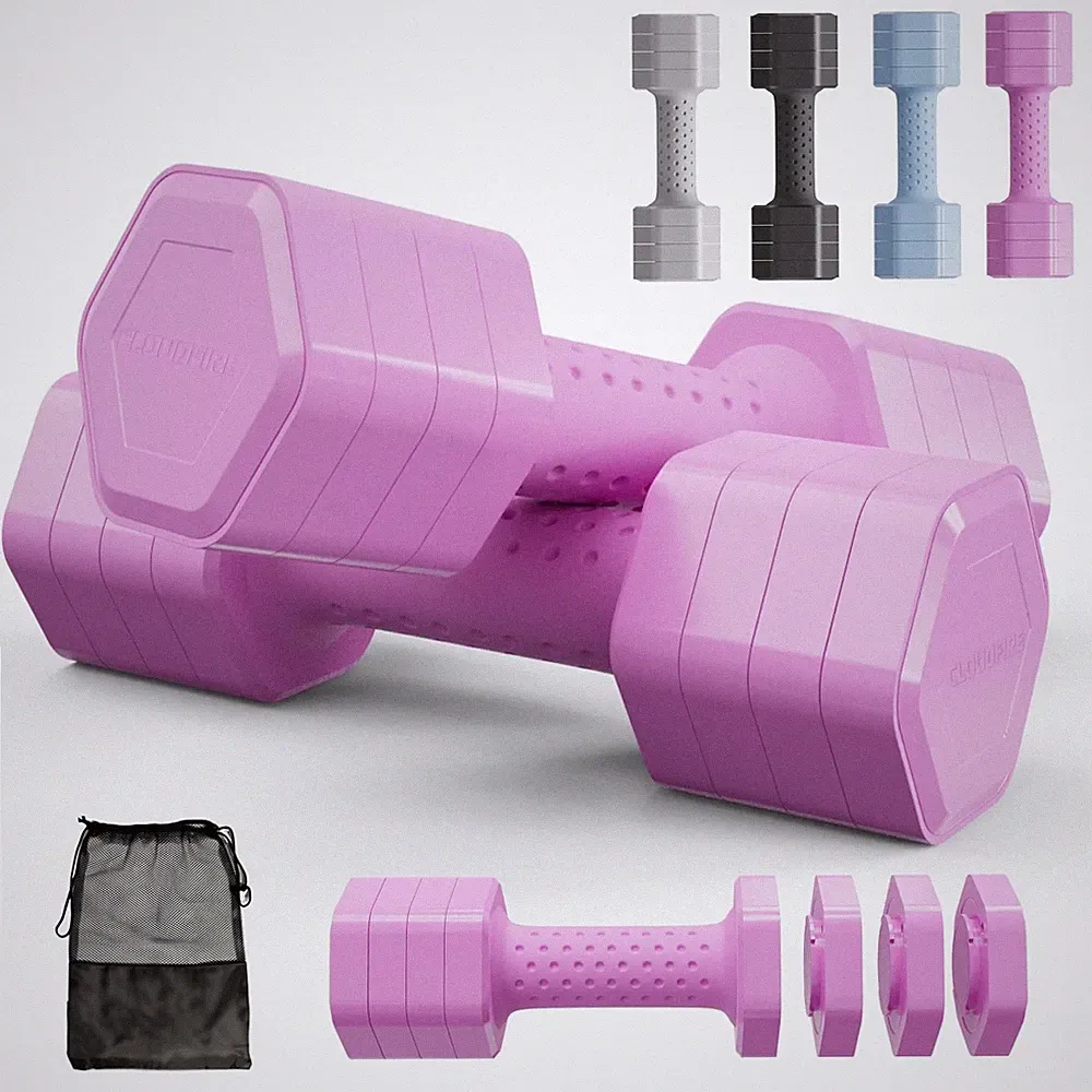 Adjustable Dumbbell Set 4 in 1 Hand Weights Pair