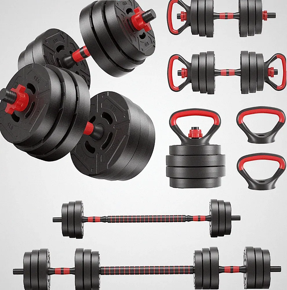 Adjustable Dumbbell Set, 40/60LBS Free Weight Set, Multi-Functional Portable Cha