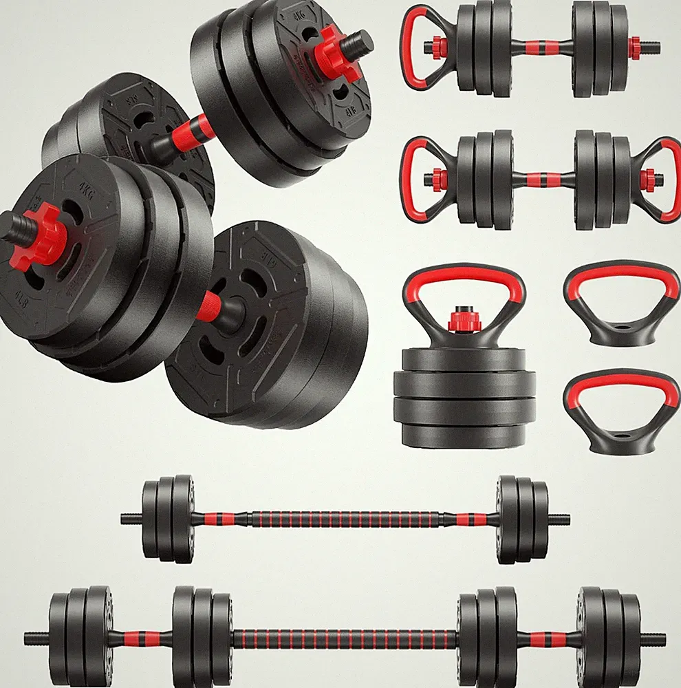 Adjustable Dumbbell Set, 40/60LBS Free Weight Set, Multi-Functional Portable Cha