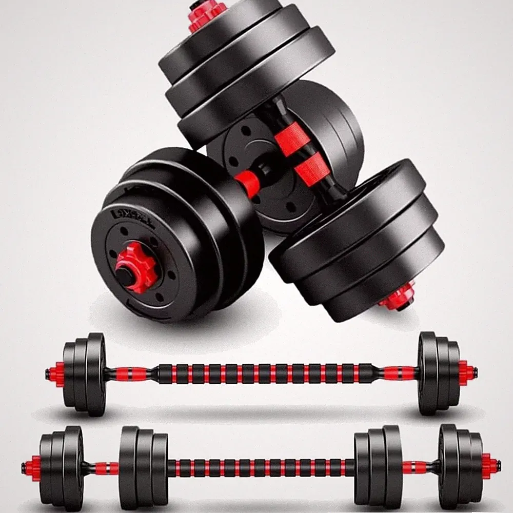 Adjustable Dumbbell Set - 40lbs Weight Set for Home Gym, Portable & Versatile