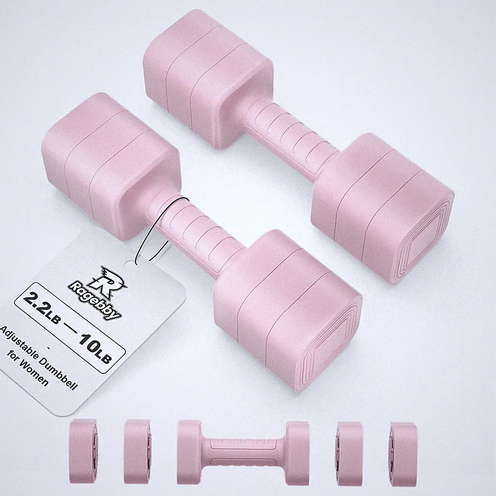 Adjustable Dumbbell Set of 2, 10LBS/20LBS/30LBS Adjustable Weight Set, Anti-s...