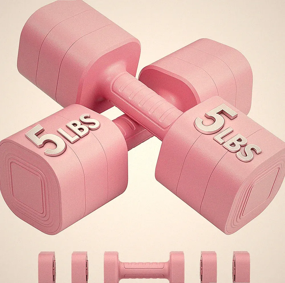 Plastic Dumbbell Adjustable Weights