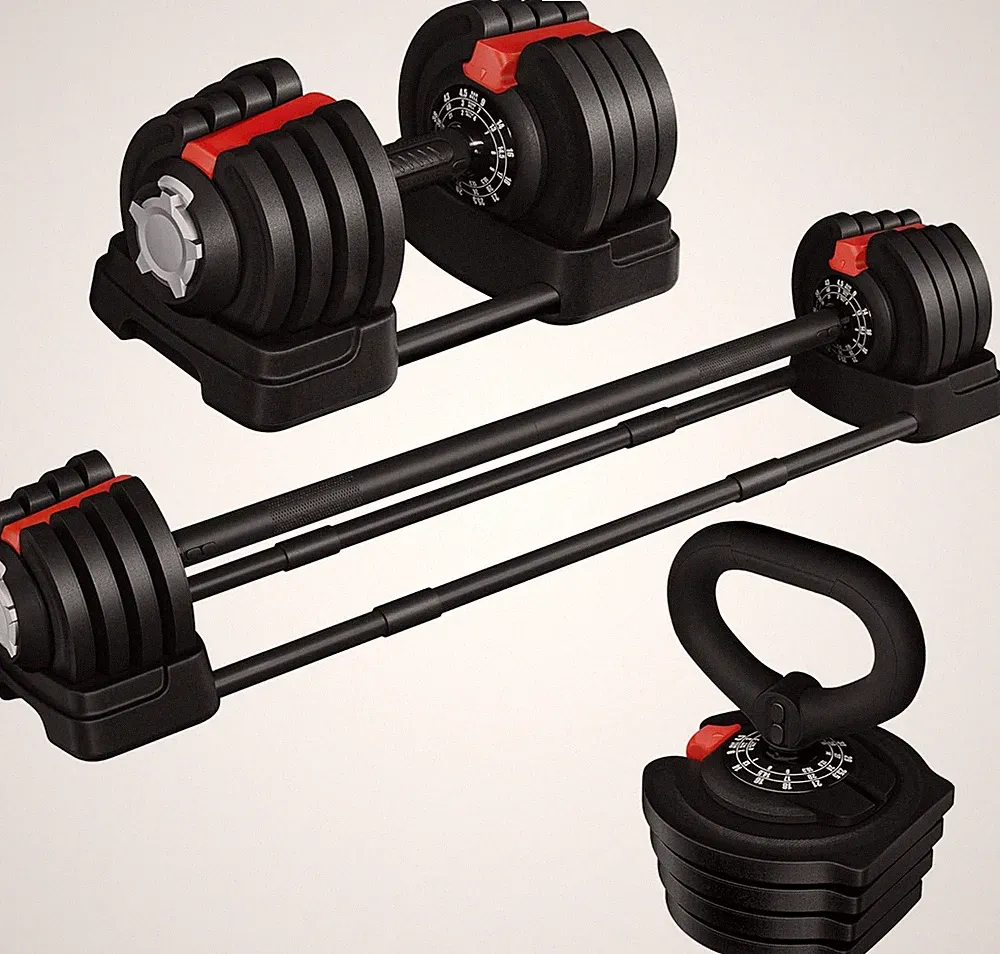 Adjustable Dumbbell Set Weight Dumbbells // Fast Adjust