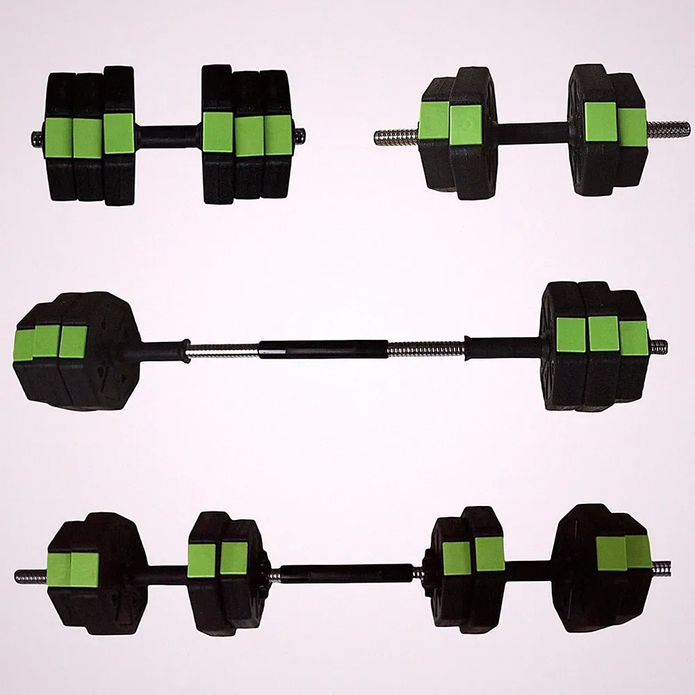 Adjustable Dumbbell Set with Iron Handle 30lbs Weight Dumbbell for Home Gym