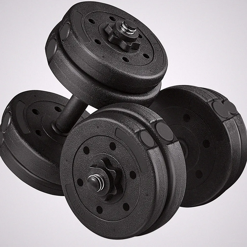 Adjustable Dumbbell Sets Free Weights for Women Men Beginner Dumbbells, Black