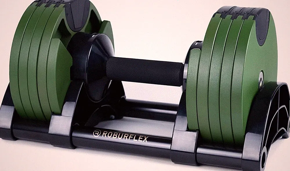 Adjustable Dumbbell (Single) 5-40/80lb, 5lb Increments, for Home Gym Fitness