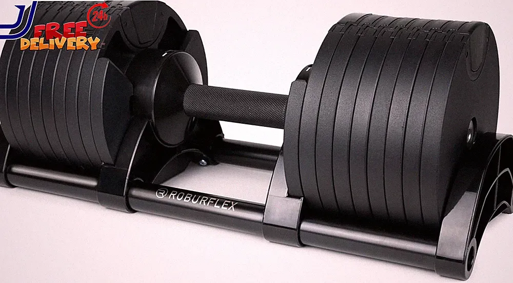 Adjustable Dumbbell Single for Home Gym Strength Training & Fitness Workout