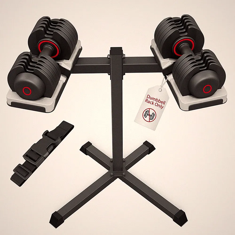 Adjustable Dumbbell Stand, 35" Height Adjustable Dumbbell Rack, 300LBS Capaci...