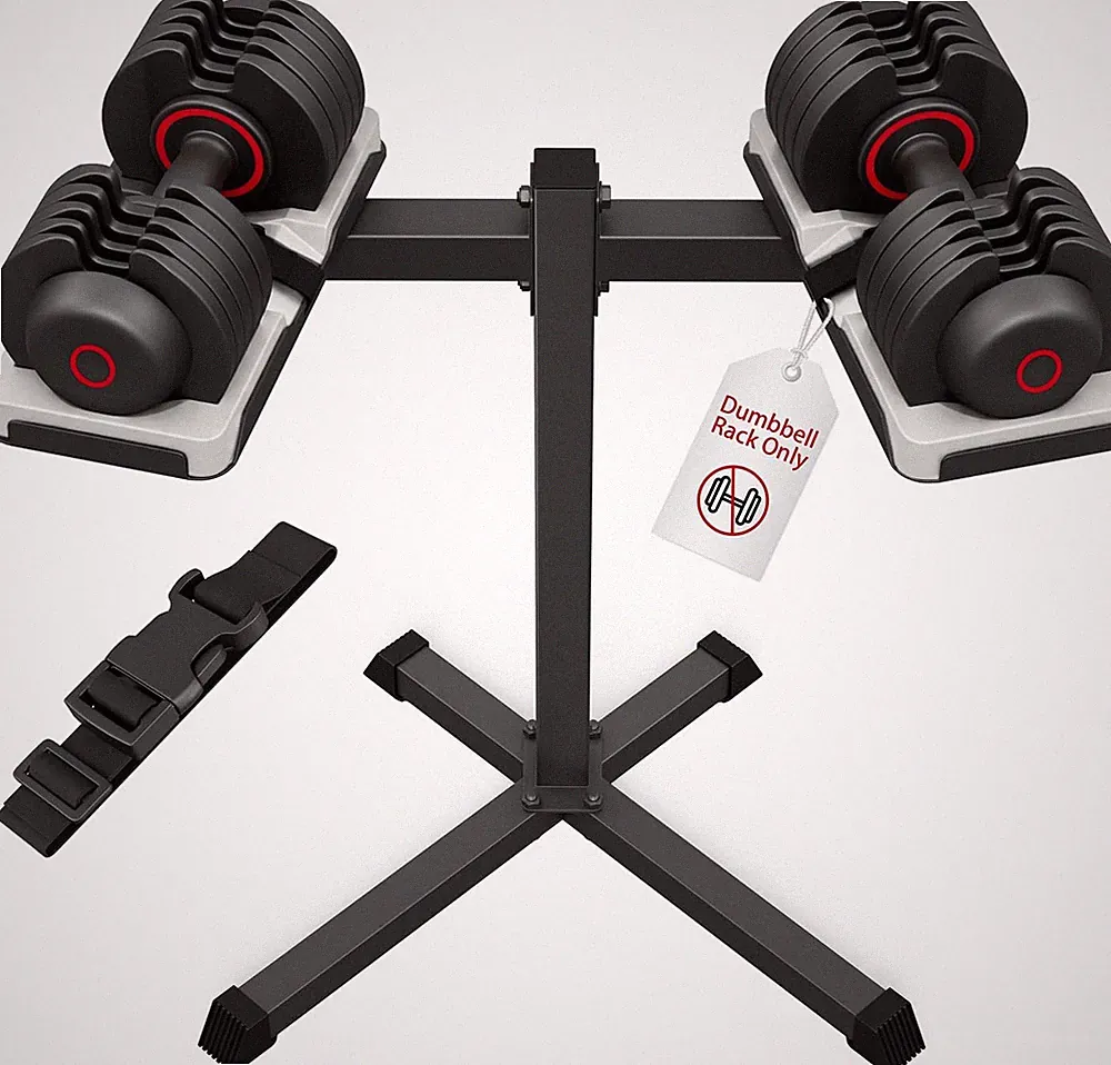Adjustable Dumbbell Stand, 35" Height Adjustable Dumbbell Rack, 300LBS Capacity