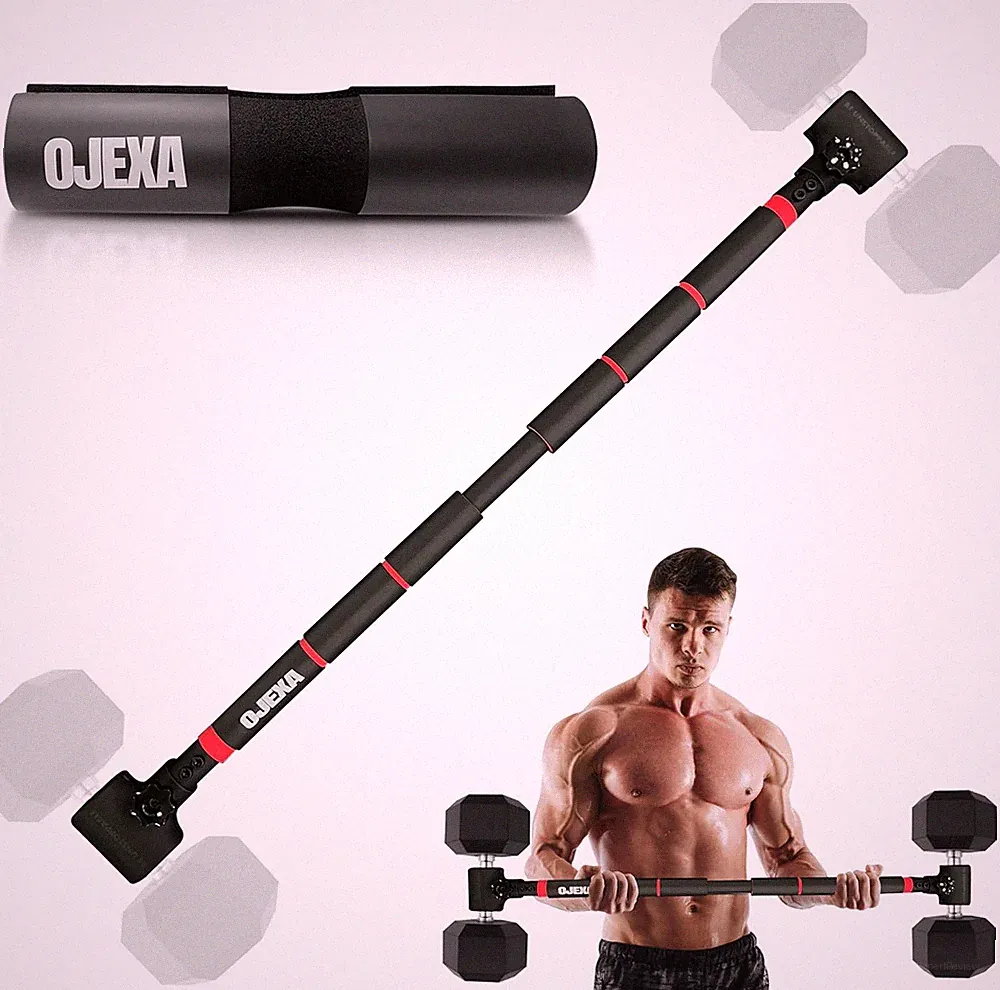 Adjustable Dumbbell to Barbell Converter Set, 200 lb Capacity, Home Gym