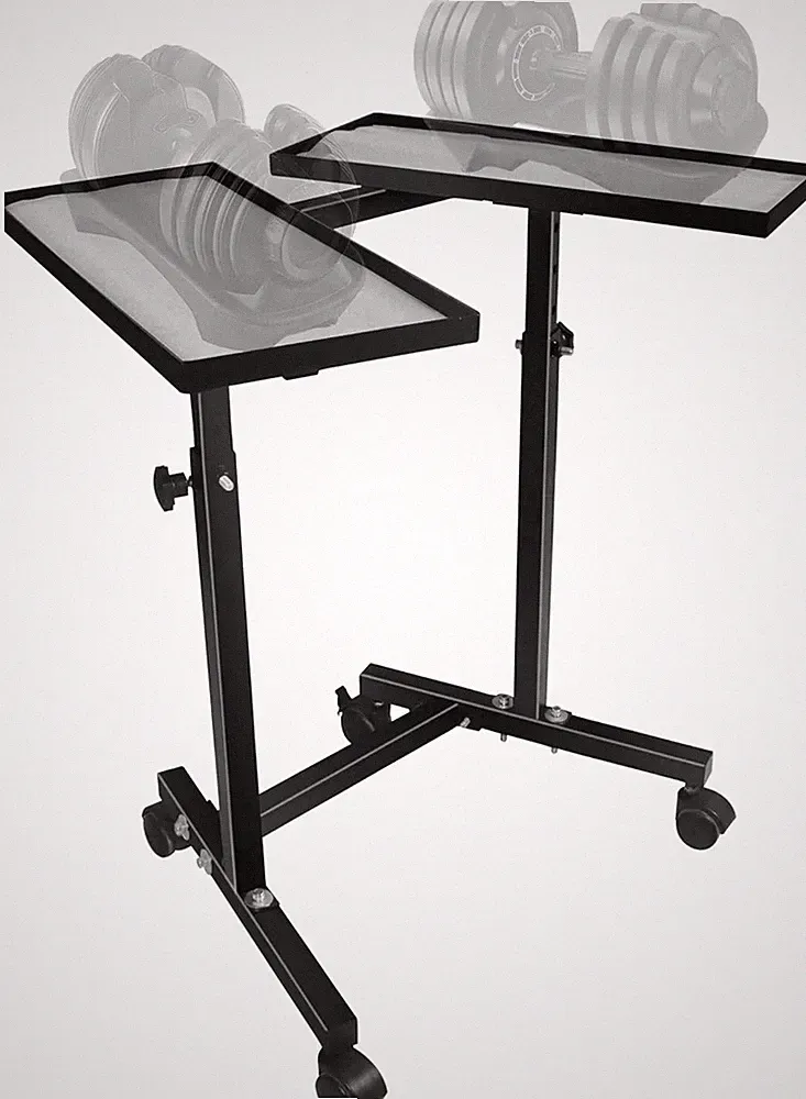 Adjustable Dumbbell Weight Rack Stand With Wheels – 4 Height Level