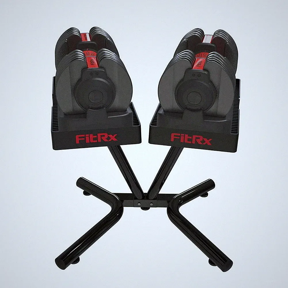 Adjustable Dumbbell Weights Set 5-52.5 Lbs Quick-Select Weight Training Rack Set