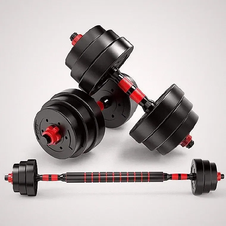 Adjustable Dumbbells, 10/20/ 30/ 40KG (23/44/67/89LB) 2IN1 SET - PVC AND CEMENT