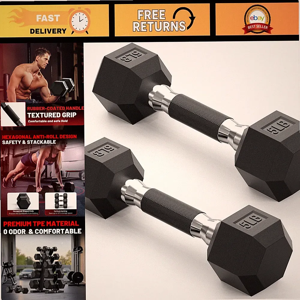 Adjustable Dumbbells 2.5-100lbs, Weights Set for Home Gym, Strength Training