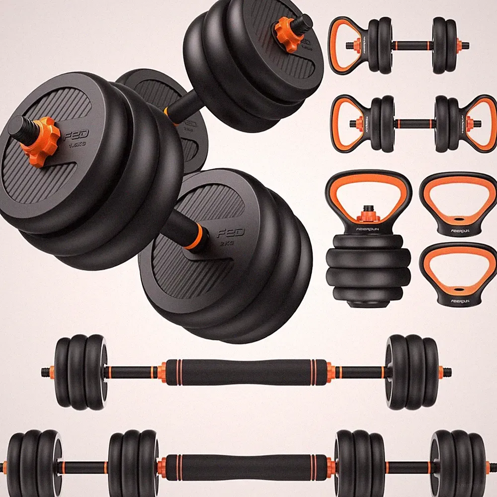 Adjustable Dumbbells 20 30 40 45 70 90lbs 5-in-1 Fitness Home Gym Equipment