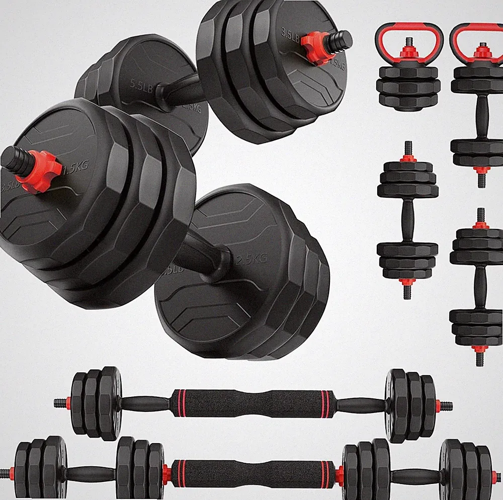 Adjustable Dumbbells 20/30/40/55/60/70/80/90lbs Free Weights Dumbbells