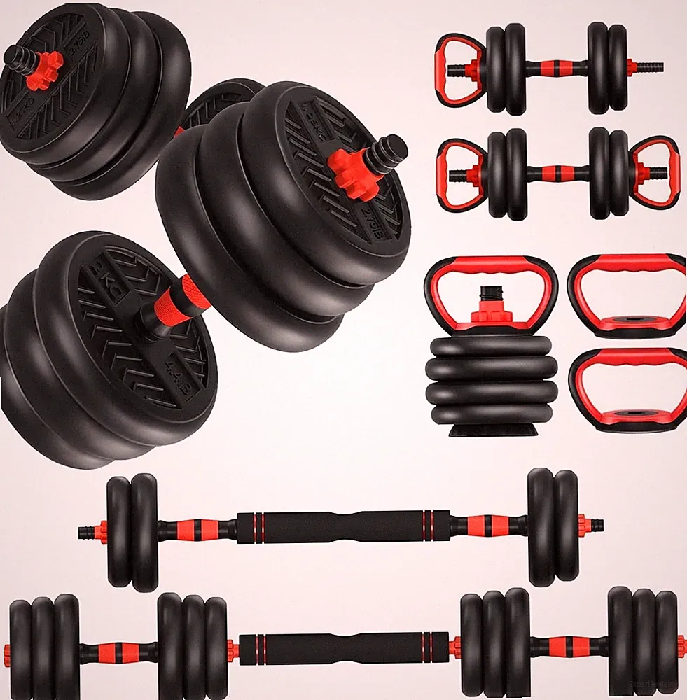 Adjustable Dumbbells 20/30/40/60/80lbs Free Weight Set 4 in 1 Dumbbell Set