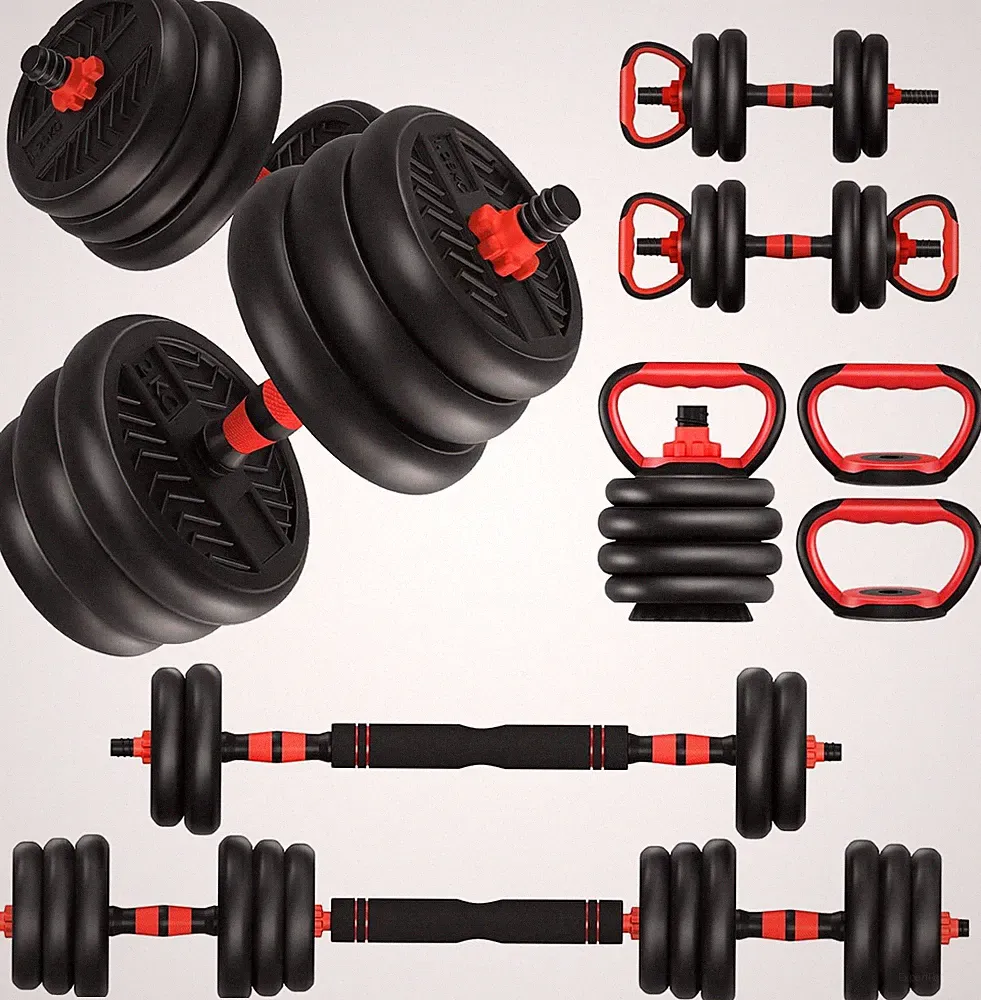 Adjustable Dumbbells,20/30/40/60/80lbs Free Weight Set with Connector, 4 in 1