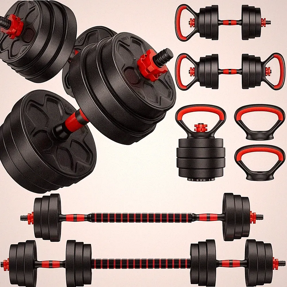 Adjustable Dumbbells, 22/33/44/66/88LBS Free Weight Set with Connector, 4 in...