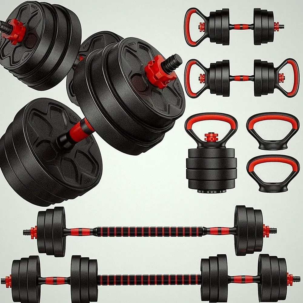 Adjustable Dumbbells, 22/33/44/66/88LBS Weight Set with Connector, 4 in 1 Wei...