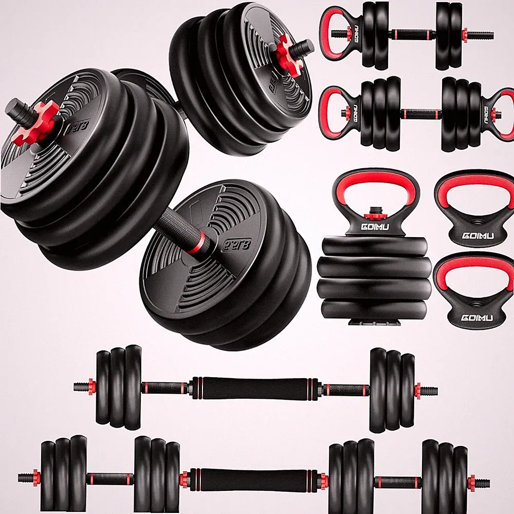 Adjustable Dumbbells, 32/54/76/94LBS Free Weight Set, 4 in 1 Dumbbell Set Use...