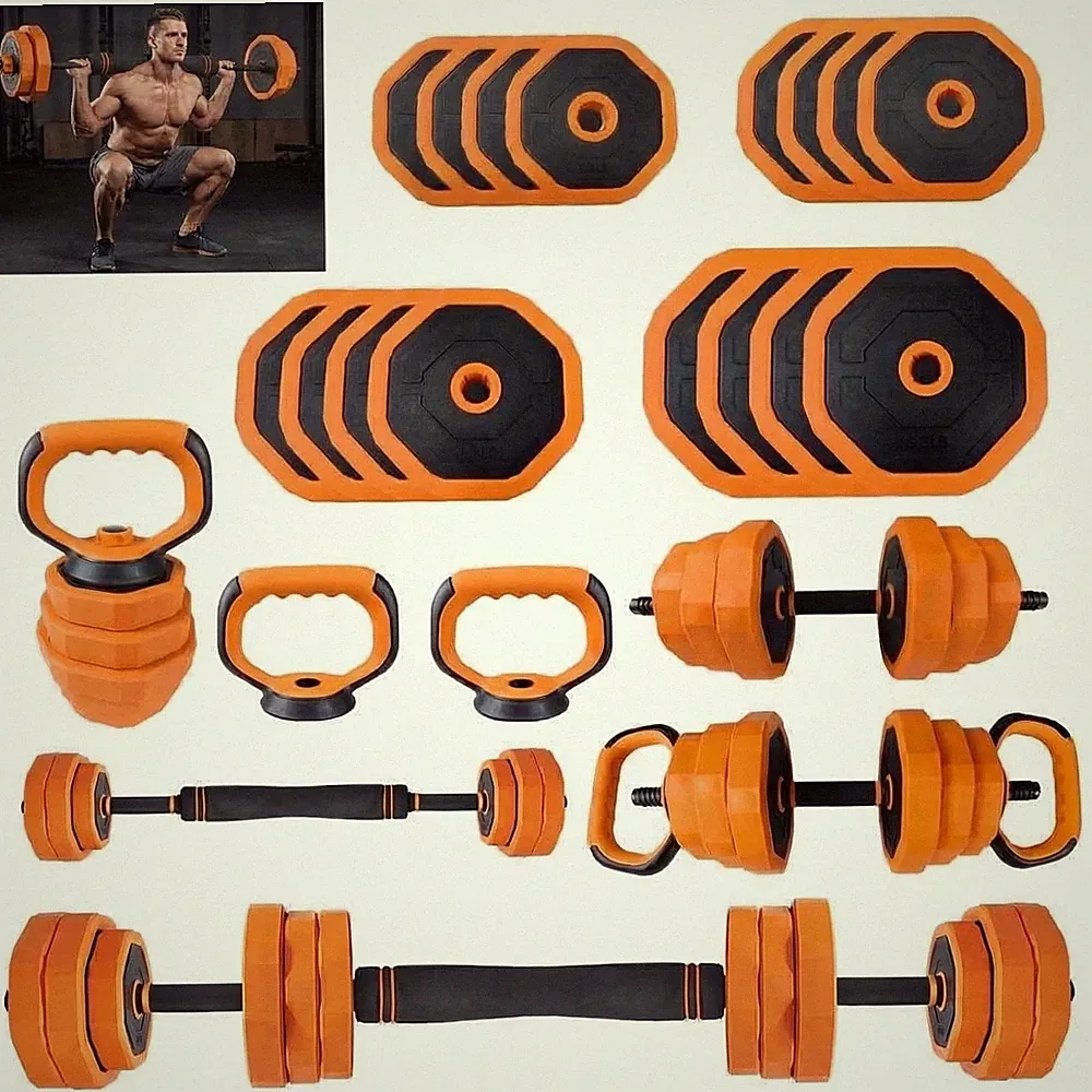 Adjustable Dumbbells, 44/66/88lbs Weight Set with Connector,4 In1 Dumbbells S...