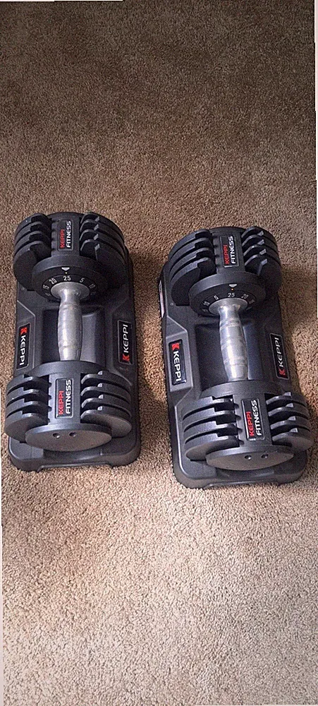 Adjustable Dumbbells 5-25lb set of 2
